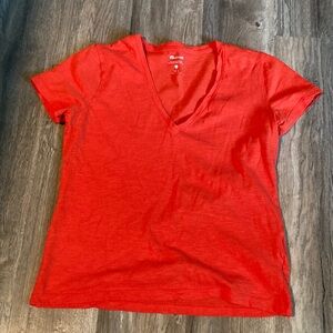 Madewell Short Sleeved V-neck Tee